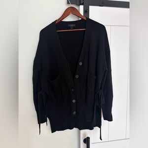 J. Crew Black Button-Up Cardigan (M)
